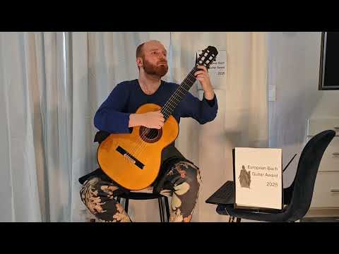European Bach Guitar Award 2025 – First round Marko Topchii