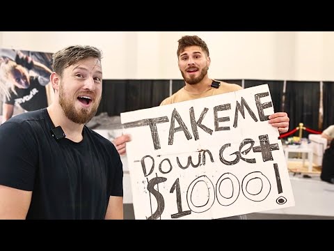 1000 Dollar für jeden, der mich auf der Fightcon besiegen kann!