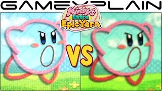 Kirby's Extra Epic Yarn Graphics Comparison (Wii vs 3DS)