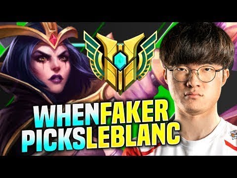 FAKER DESTROYING WITH LEBLANC! - SKT T1 Faker Plays Leblanc vs Pantheon Mid! | Season 2020 KR SoloQ