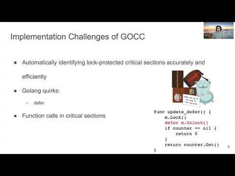 USENIX ATC '21 - Optimistic Concurrency Control for Real-world Go Programs