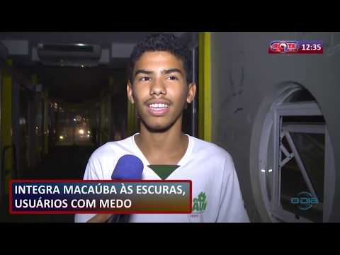 ROTA DO DIA 30 08  Integra MacauÌba aÌ€s escuras, usuaÌrios com medo