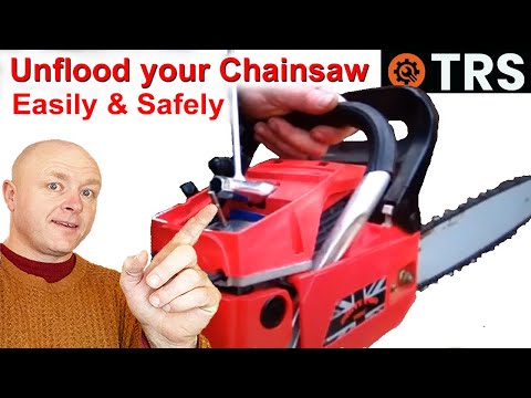 Chainsaw Won't Start - How to Un-flood, Quickly - Chainsaw Flooded.  (by Craig Kirkman)