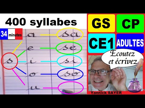 Cahier d’écriture de l’alphabet et 400 syllabes : gs cp ce1ce2 débutant