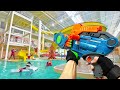 Nerf War | Water Park & SPA Battle 7 (Nerf First Person Shooter)