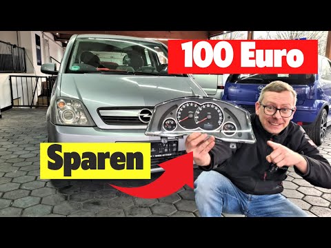 Removing the speedometer from an Opel Meriva | Replacing the speedometer lighting |