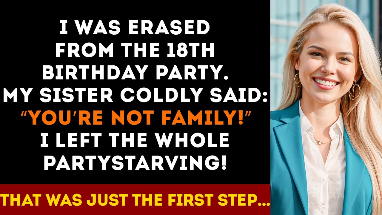 My SISTER ERASED Me To Her 18th B-Day Party She Doesn’t Consider Me Family… But My Parents Said…