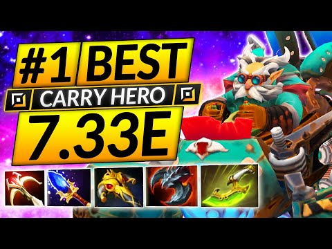 This Hero is SECRETLY BROKEN in 7.33E? - UNBEATABLE Carry Build - Dota 2 Gyrocopter Guide