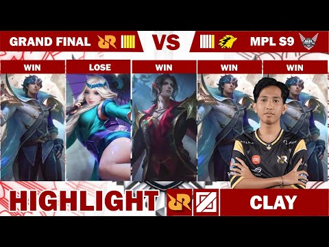 HIGHLIGHT RRQ CLAY MVP MPL S9 RRQ VS ONIC GRAND FINAL
