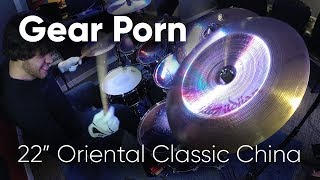 Video thumbnail for Gear Porn: Zildjian 22" Oriental Classic China (Very Rare) - Video Demo 4K 60fps by David Suriani