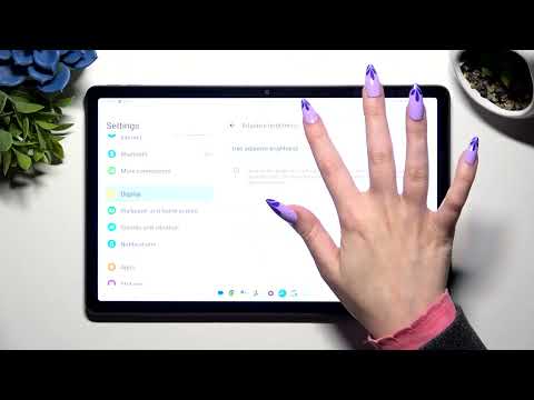 LENOVO Tab P11 Pro – How to Turn On or Off Auto Brightness
