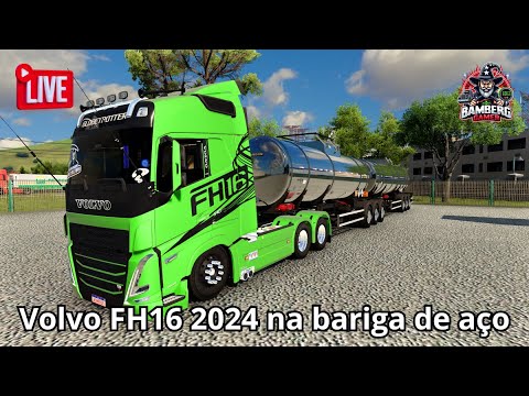 Volvo FH16 2024 no Tanque Bitrem no Euro Truck Simulator 2