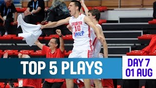 Euro U18 Masculin - Top 5