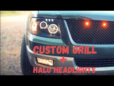 2003 expedition new headlights+Grill
