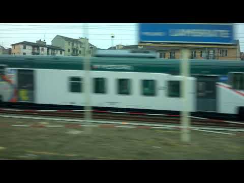 Incrocio con E464 058+4 MDVC+pilota piano ribassato - 17/02/2018