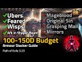 [3.23] 100-150D Budget AFK in Shaper Beam, ALL Ubers - Scion Armour Stacker Guide! - Path of Exile
