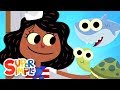 A Sailor Went To Sea | Kids Songs | Super Simple Songs