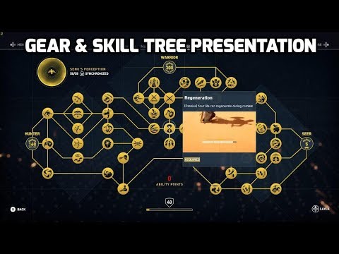 BEST GEAR & Skill Tree SHOWCASE (Assassin's Creed Origins PC) Full HD 60 FPS Video