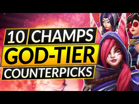 10 META COUNTER CHAMPIONS - BEST Counterpicks for Patch 11.22 - LoL Guide
