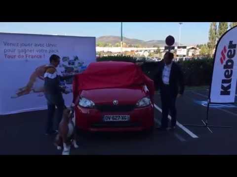 Remise de ma voiture gagnée avec Kleber et le Tour de France