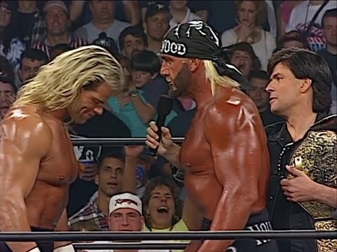 Lex Luger makes Hollywood Hogan Tap out in Non Title match + Promo 1997 (WCW)