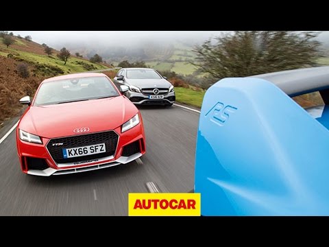 Audi TT RS v Mercedes-AMG A45 v Ford Focus RS | Ultimate all-weather Audi TT RS review | Autocar