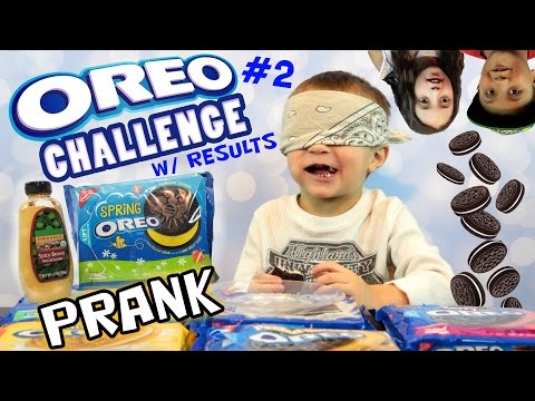 Chase takes the OREO CHALLENGE!! w/ SPICY Mustard Cookie Prank + THE RESULTS!! (Funnel Vision # 2) Video