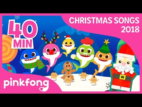 Baby Shark vs Gingerbread Man and more | Christmas | +compilation | Pinkfong Songs for Children
