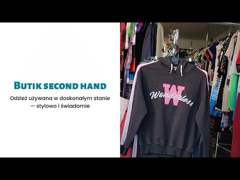 Sklep z odzieżą używaną Węgrów - video
