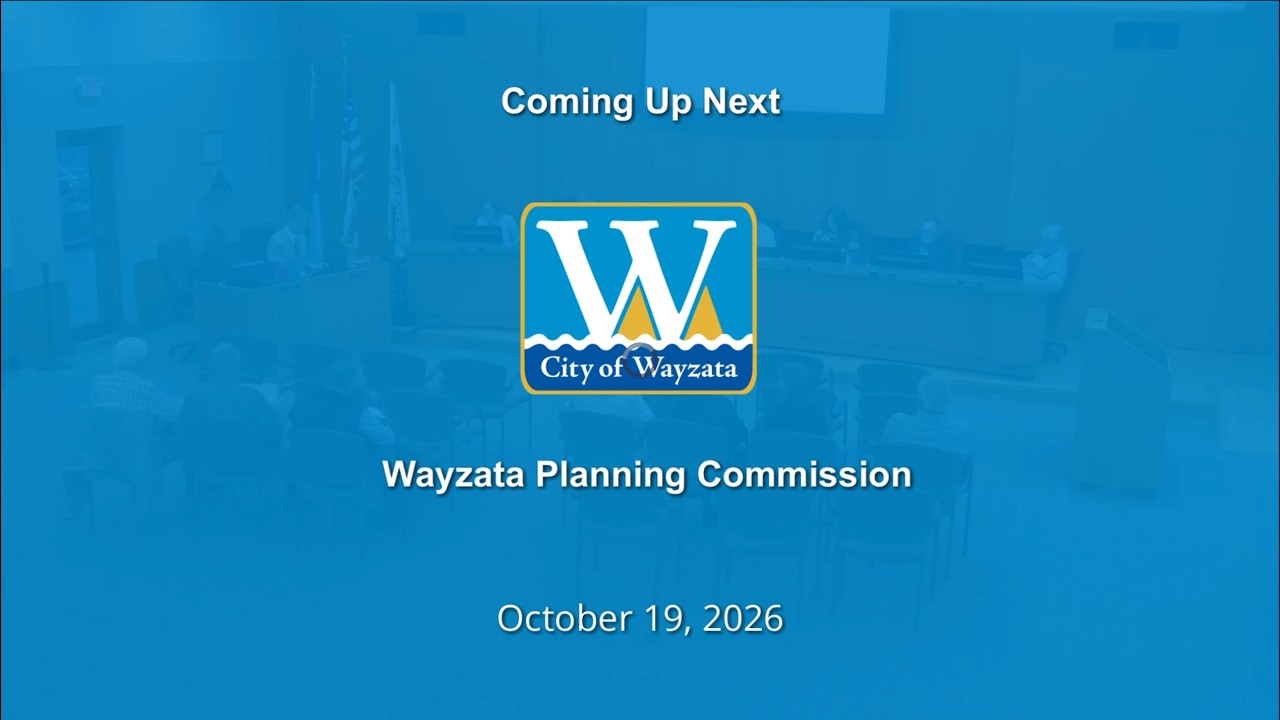 Wayzata Planning Commission - 10/19/2026 6:30:00 PM
