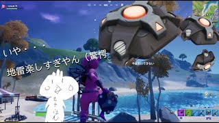 [Fortnite]儂がフォトナをしない理由を語ろうと久々にプレイしたら、地雷という最高の武器が追加されていた[神ゲー]