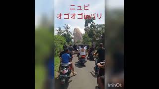 Bali バリ島の正月ニュピ　オゴオゴ移動