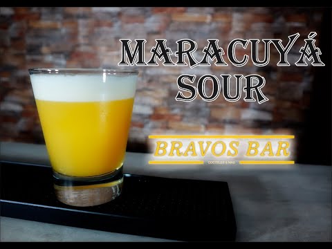 Como preparar el coctel Maracuyá Sour - Receta del coctel Maracuyá Sour - Cocteles con Pisco