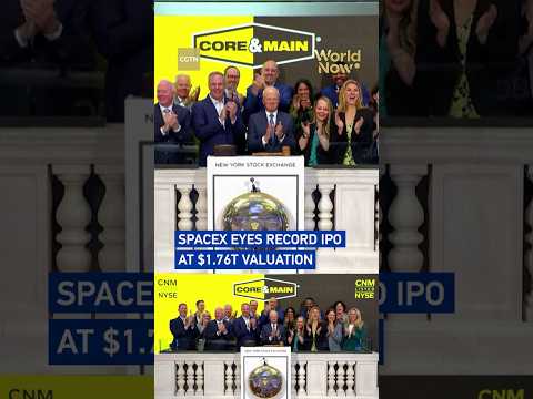 SpaceX eyes record IPO at $1.76 tln valuation #worldnow