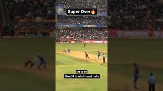Super over MI VS SRH IPL