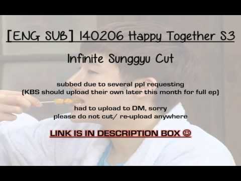 [ENG SUB] 140206 Happy Together Infinite Sunggyu Cut