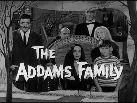 La Famiglia Addams (The Addams Family) 1964- Sigla Iniziale - (Opening)