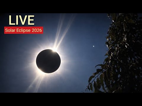 Annular Solar Eclipse 2026 - LIVE 4k HD LIVE STREAM