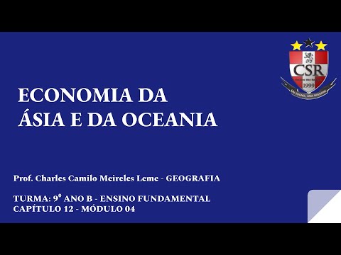 CAPÍTULO 12 - ECONOMIA DA ÁSIA E DA OCEANIA