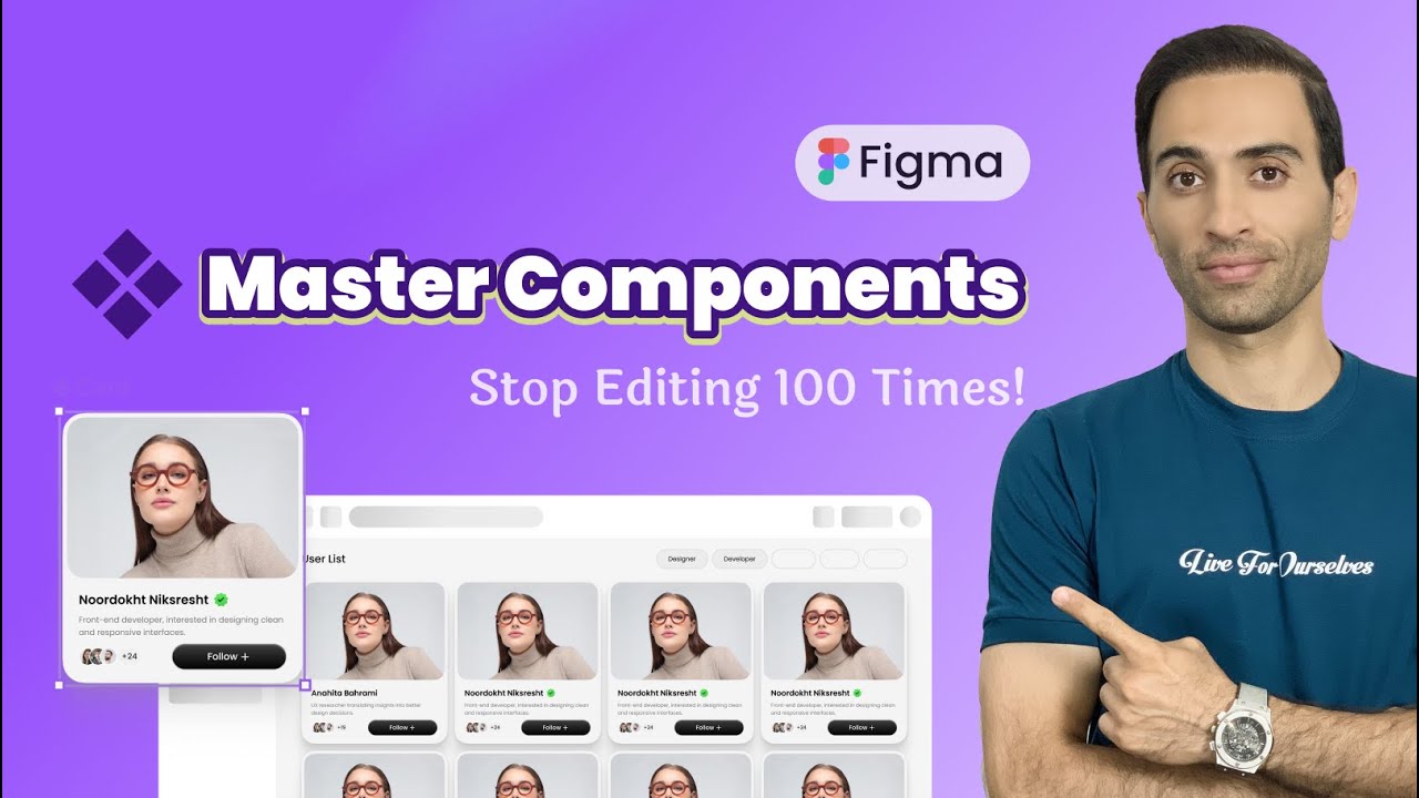 Figma Components Tutorial: Master Templates & Overrides Explained (Beginner to Pro)