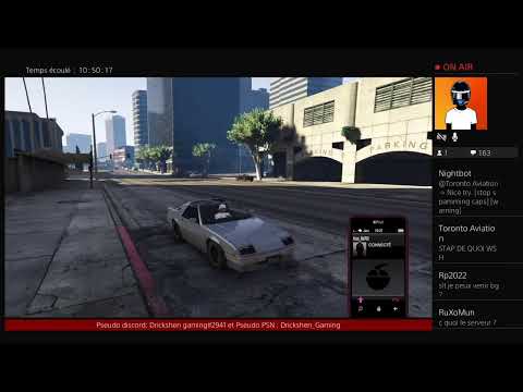 LIVE GTA 5 RP PS4 & PS5 (Avec discord obligatoire )