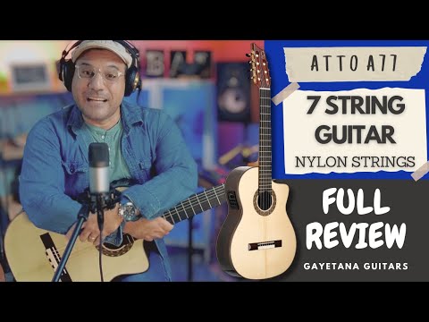 Gayetana A77 7-String Classical Guitar | Solid Spruce Top | Factory Box Special | 55mm Nut image 8