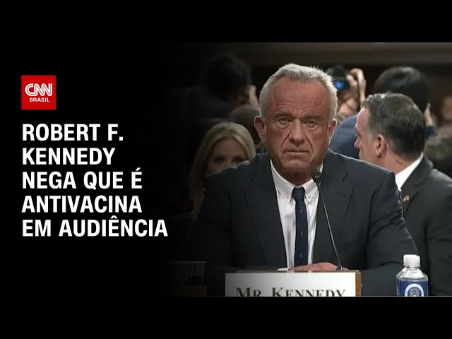 Robert F. Kennedy nega que é antivacina em audiência | CNN PRIME TIME