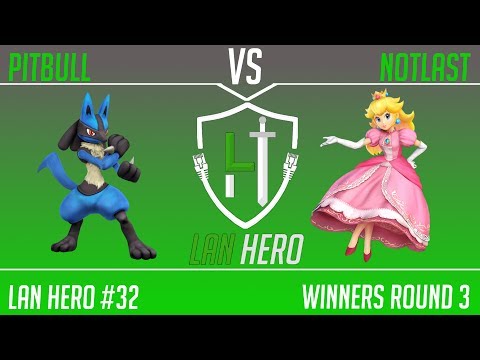 Pitbull (Lucario) vs NotLast (Peach) - Winners R3