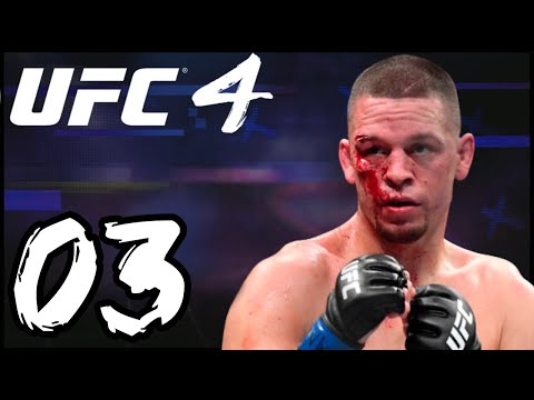 UFC 4 Nate Diaz Career Mode - Part 3 - FIRST LOSS!