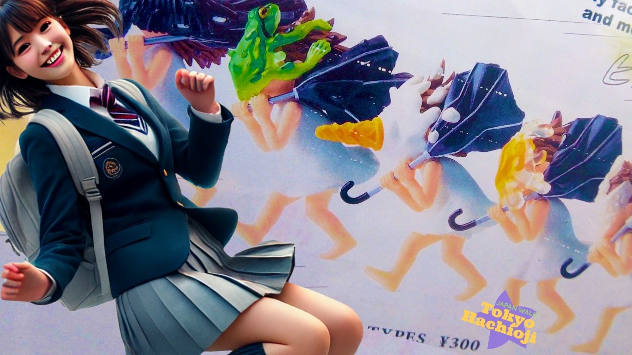 Tokyo, Hachioji 🐶 Gust of wind toy 💖 Nonstop 1 hour 4K