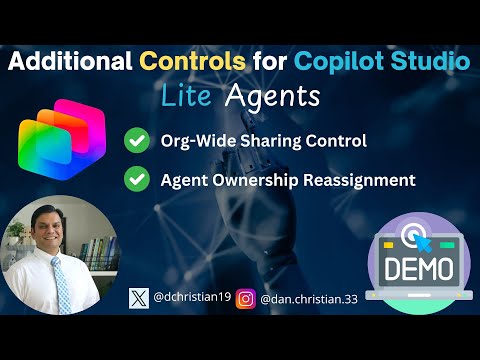 Copilot Studio Lite: New Agent Controls Copilot Studio Lite: New Agent Controls