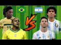 Ronaldinho-Roberto Carlos vs Messi-Maradona💪