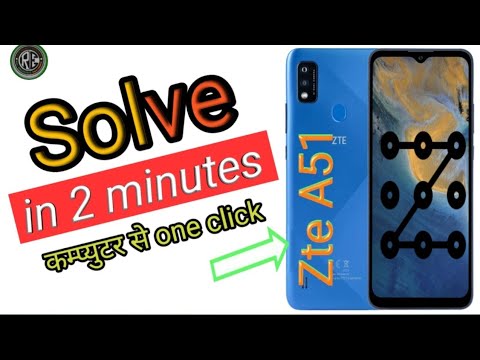 Zte A51 google account unlock One Click 100% Test