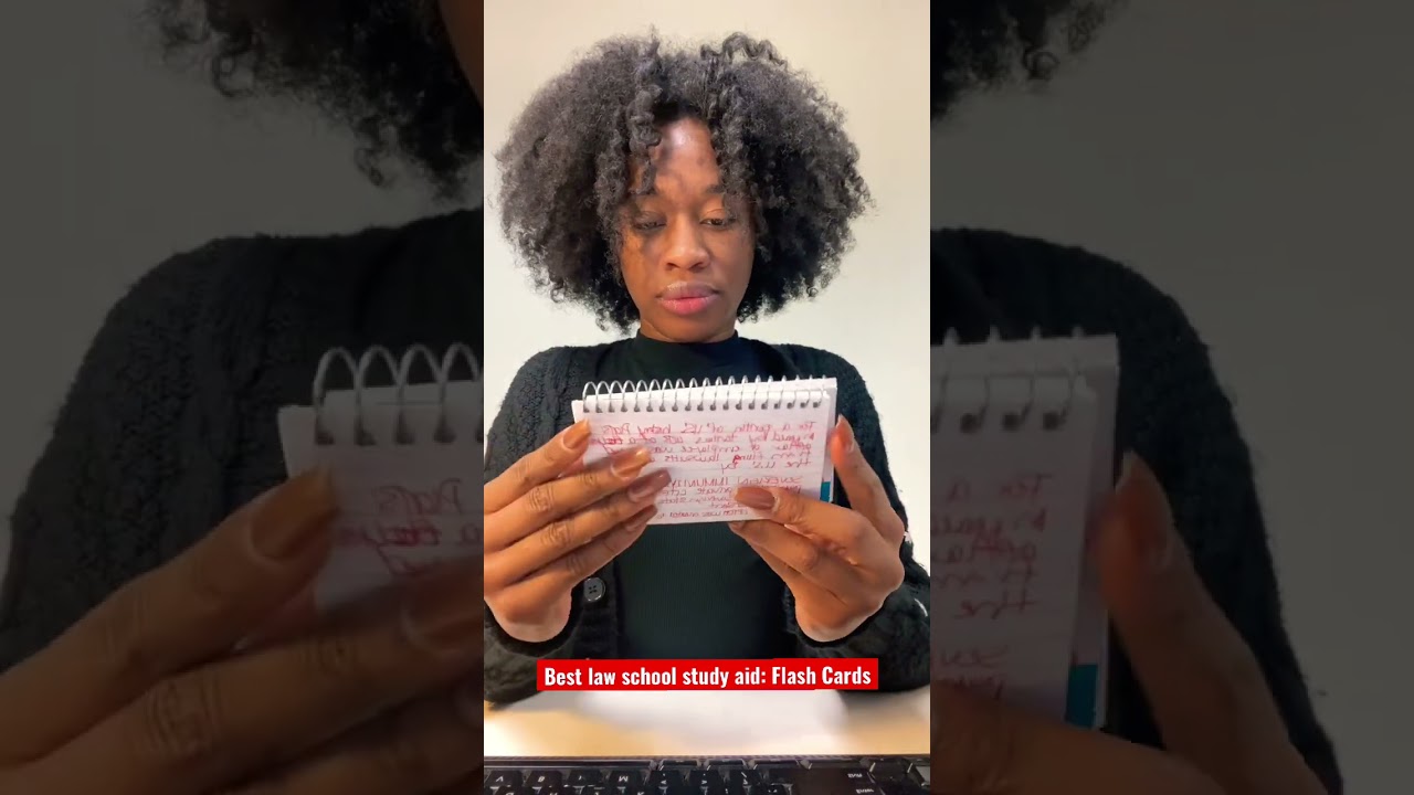 Best law school study aid, flash cards